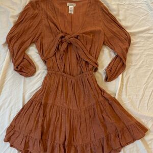 L-space Women's Tan and Brown Dress